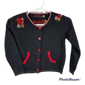 catimini girls cardigan sweater toddler size 2